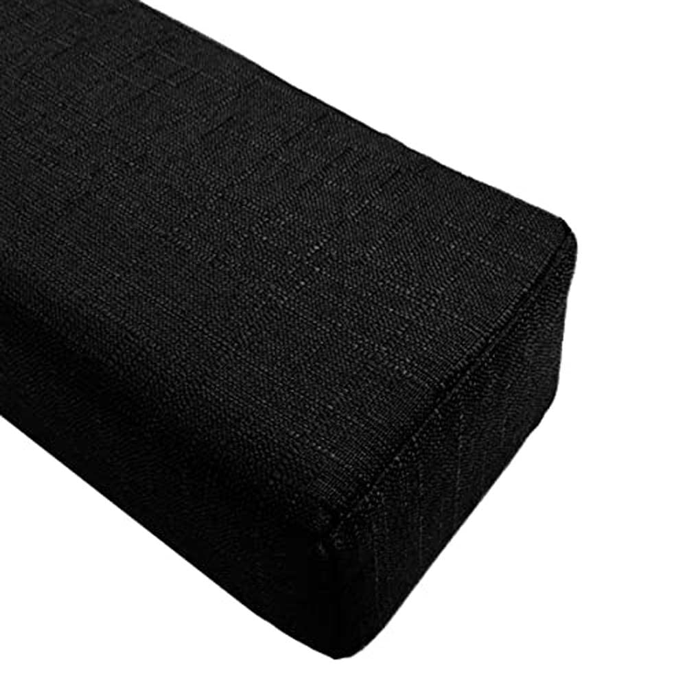 Lujosa almohada de relleno de colchón de cama suave, rectángulo, funda de relleno de huecos entre cama/cabecero/pared, cojín extraíble para reposabrazos