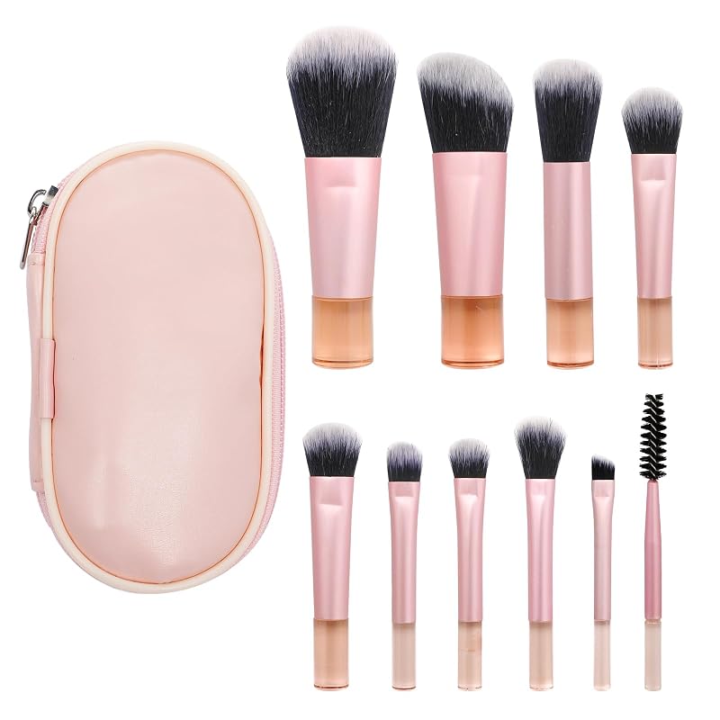 Kit de Pincéis de Maquiagem para Viagem cadupor com 10 Unidades