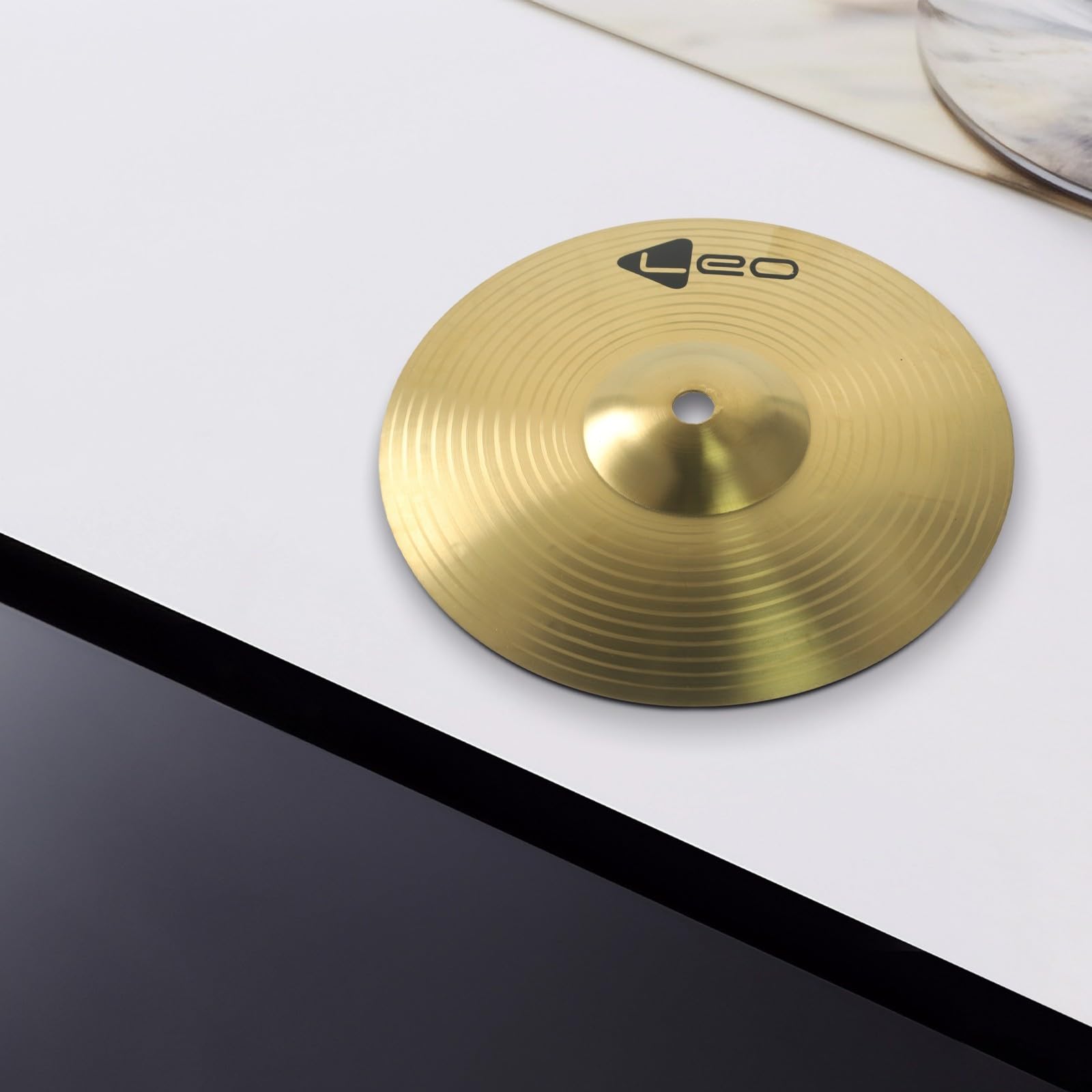 Ensemble de cymbales en laiton pour percussion Splash Crash Hi Hat Jazz Drum pour instrument en laiton (20,3 cm)