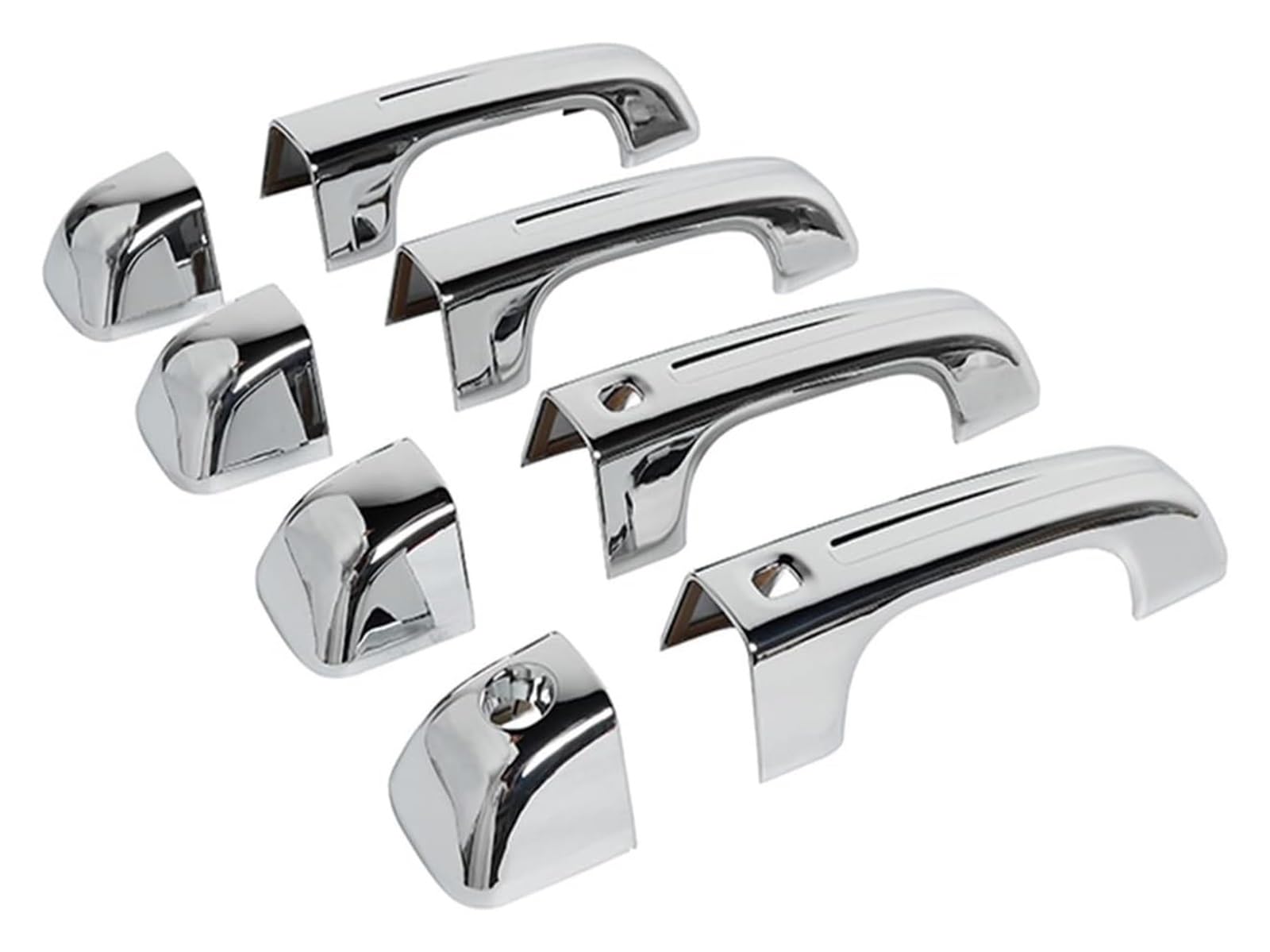 Qwqthgs 1 Car Exterior Door Handle Cap For Dodge For Ram 500 2018-202 Abs Car Exterior Door Handle Decoraton Cover Protection Shell Trim Accessories