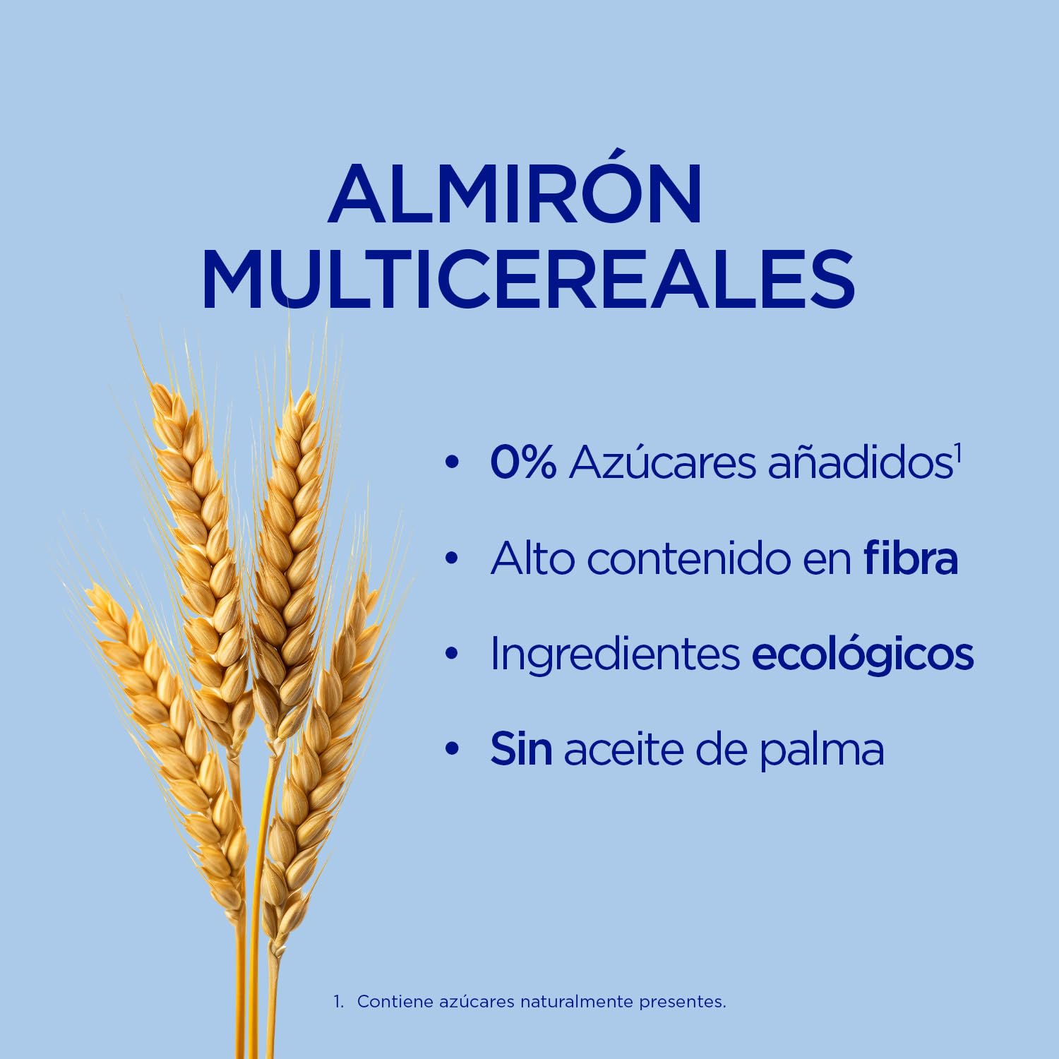 Almirón Cereales Infantiles Ecológicos Multicereales, Pack 1,6 kg, 8 Unidades