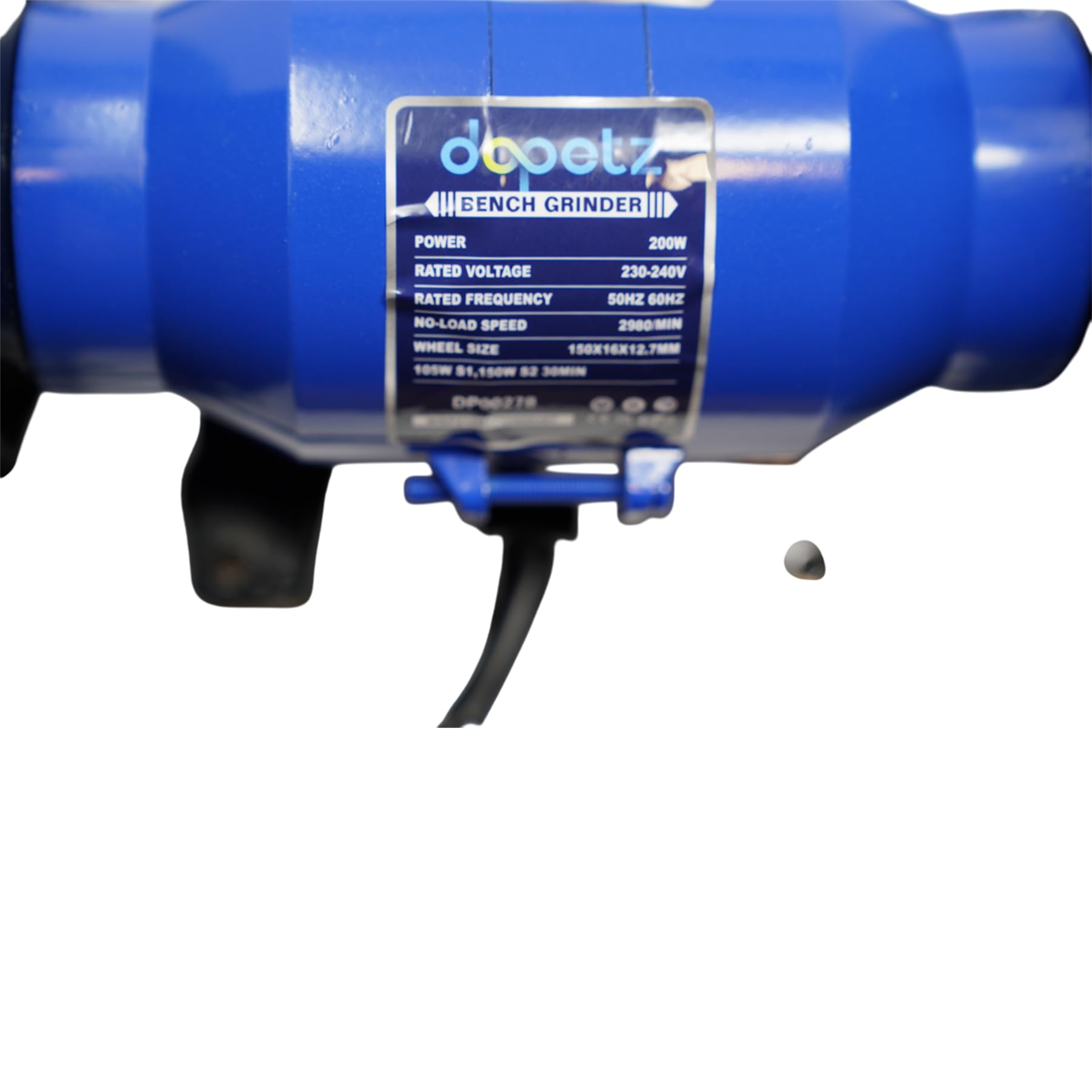 Dapetz 150w 150mm (6") Bricolaje Banco Amoladora 230v Encimera Herramientas Eléctricas Top Pulido con Protectores Viene con Grinding Wheels