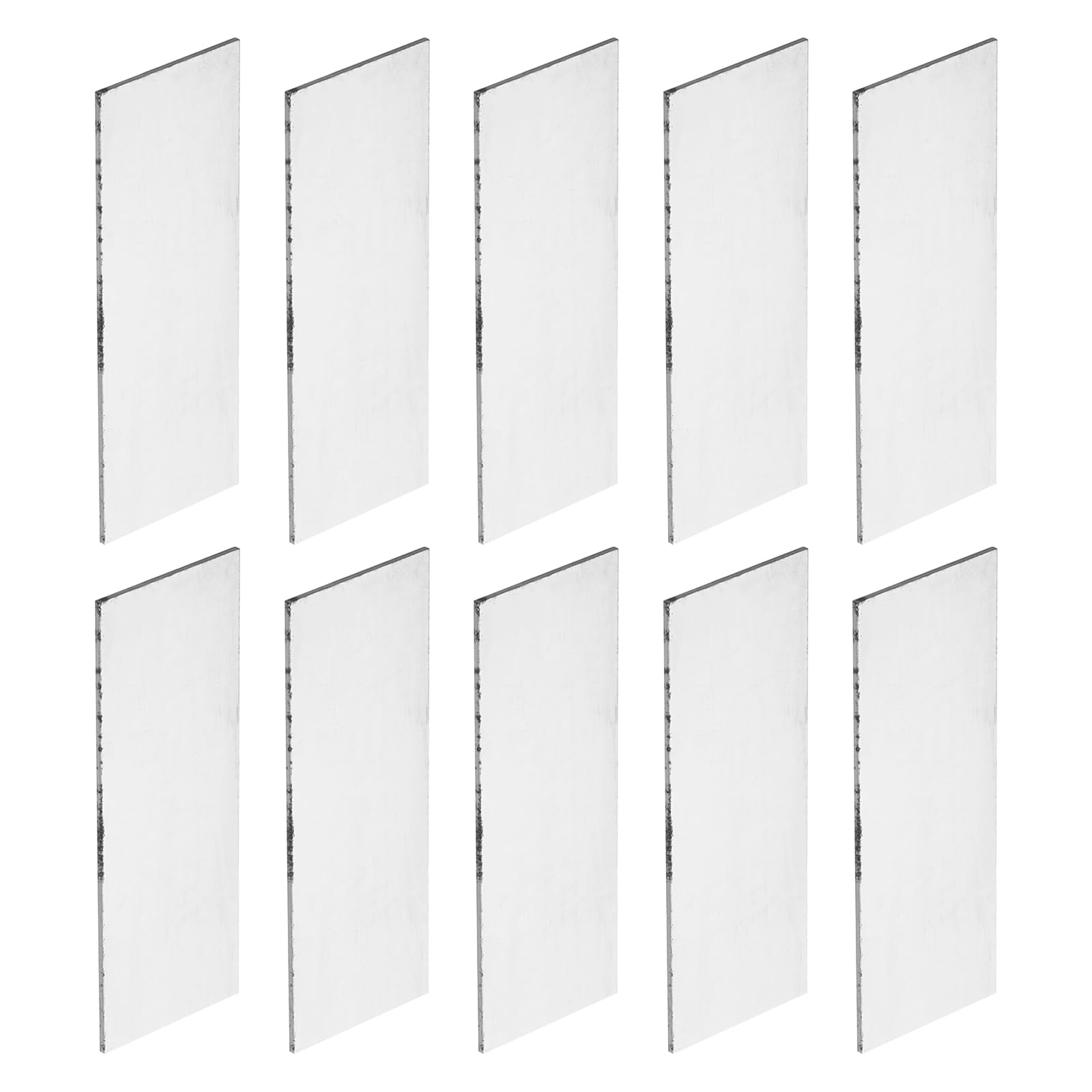 PATIKIL Zestaw 10 sztuk stalowych 15N20 do produkcji noży, 4" x 1 1/2" x 1/16" blacha stalowa do blachy blachowej DIY, do zastosowań profesjonalnych i hobbystycznych