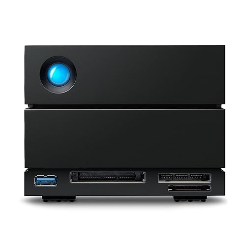 LaCie Seagate 2big Dock 32TB External HDD - Thunderbolt and USB4 Compatibility, Data Recovery (STLG32000400) - 2big Dock w/ RAID - 32TB