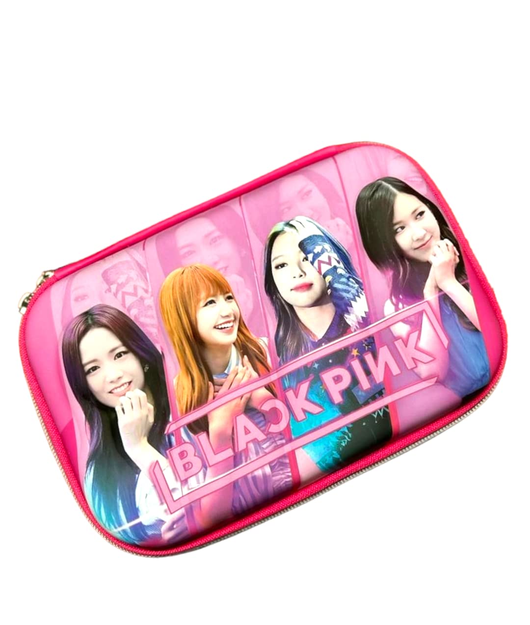 Prezzie Villa Pack of 1 Kpop Blackpink Pencil Case Pencil Box Geometry with mesh Pockets Pencil Holder for Kids (Black Pink) Random Design Sent (B0C72D33Q7) Amazon Price History, Amazon Price Tracker