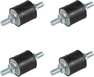 ORALOCK for 4pcs M8 Rubber Shock Absorber Anti Vibration Isolator Mounts Bobbins 30mmÃ—30mm