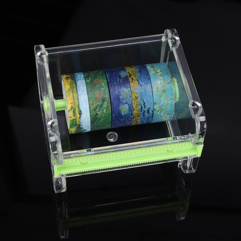 2 Pcs HoDSi Washi Tape Dispenser Cutter, Organisateur Porte-bande De
