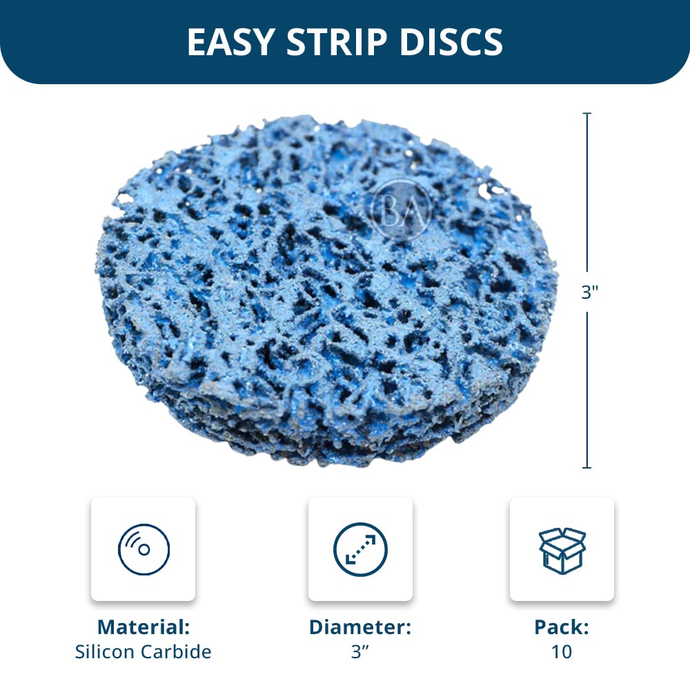 Benchmark Abrasives Sanding Discs - Rust & Paint Remover -5