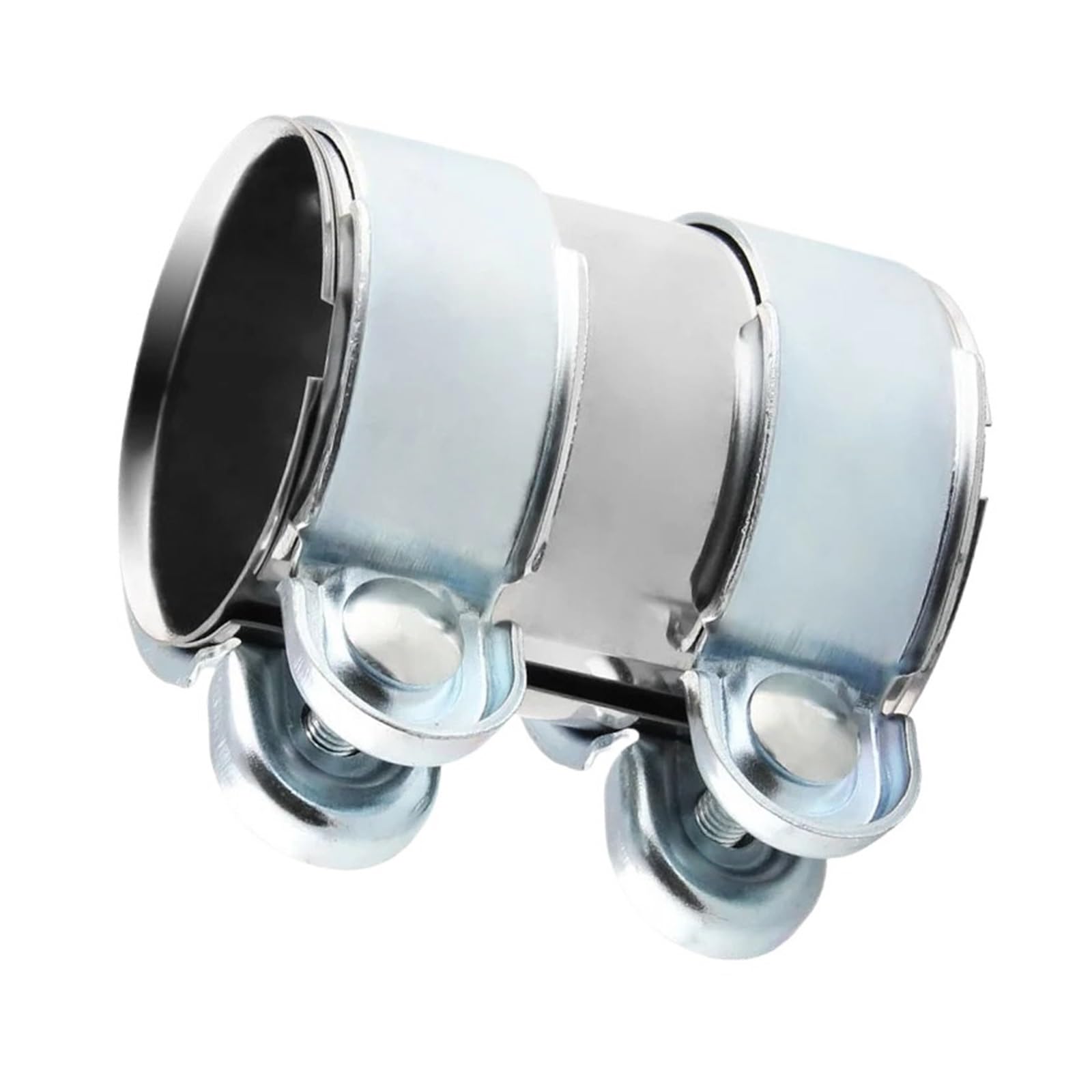 Abrazadera de escape acero inoxidable, manguito ajustable 45-76 mm for conexión tubería(50mm(2 in))