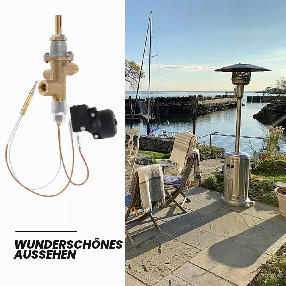 Terrassenheizungsteile, Propan-Gas-Terrassenheizer-Reparatur-Set, Thermoelement-Set und Flameout zum Schutz zur Behebung von Zündungs- und Pilotlicht-Problemen