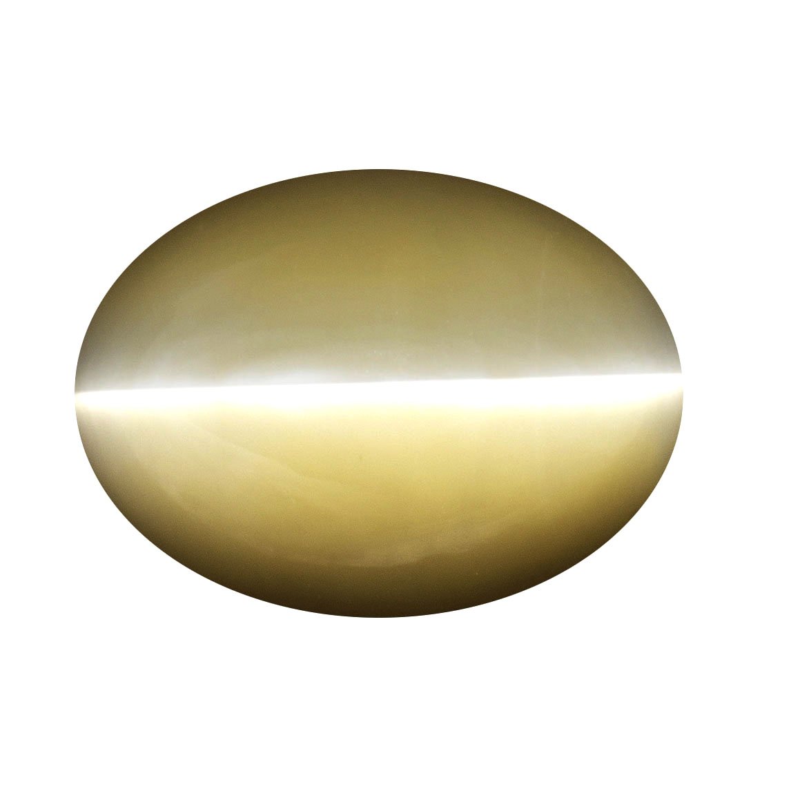S KUMAR GEMS & JEWELS Certified Natural 4.25 Ct/Carat Cats Eye (Lahsunia) Gemstone Birthstone for Astrological Purpose