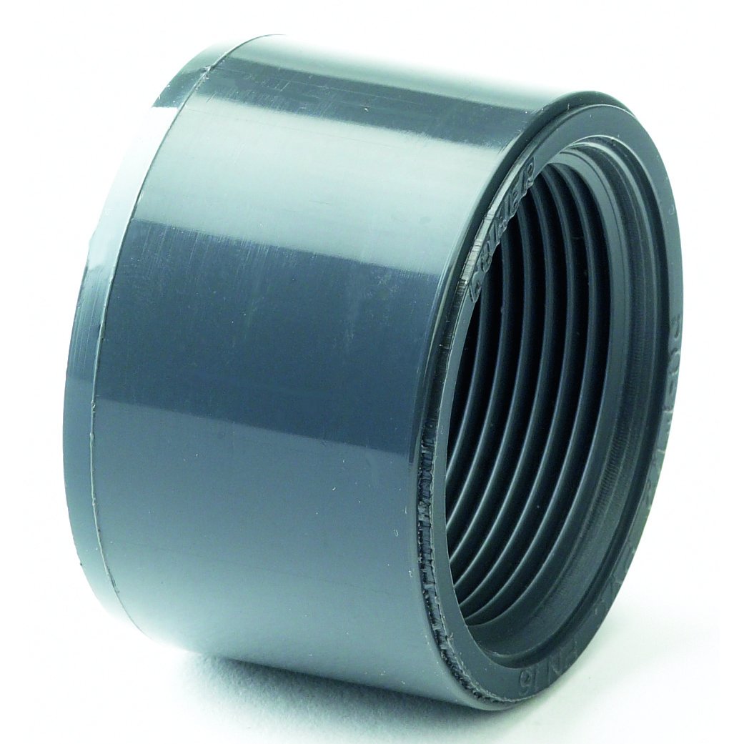 PVC Reducing Bush Plain/Threaded (BSP) 50mm x 1 1/4"