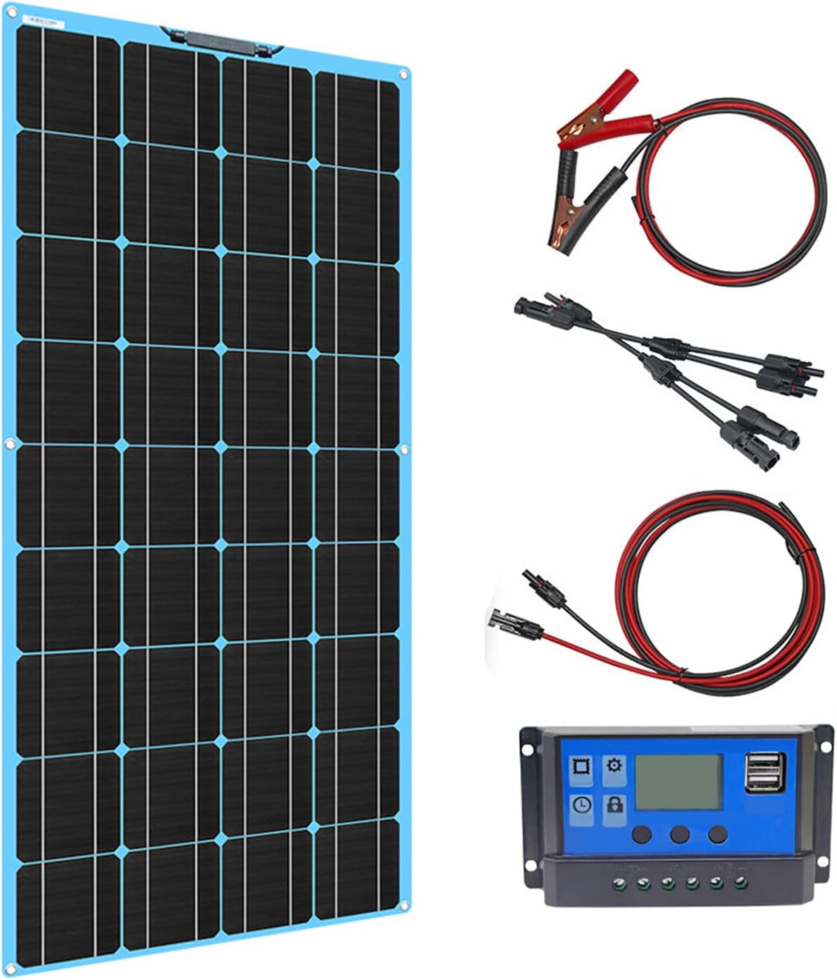 ISOLEI 100 Watt 12 Volt Solar Panel Kit,Portable Solar Panel Charger