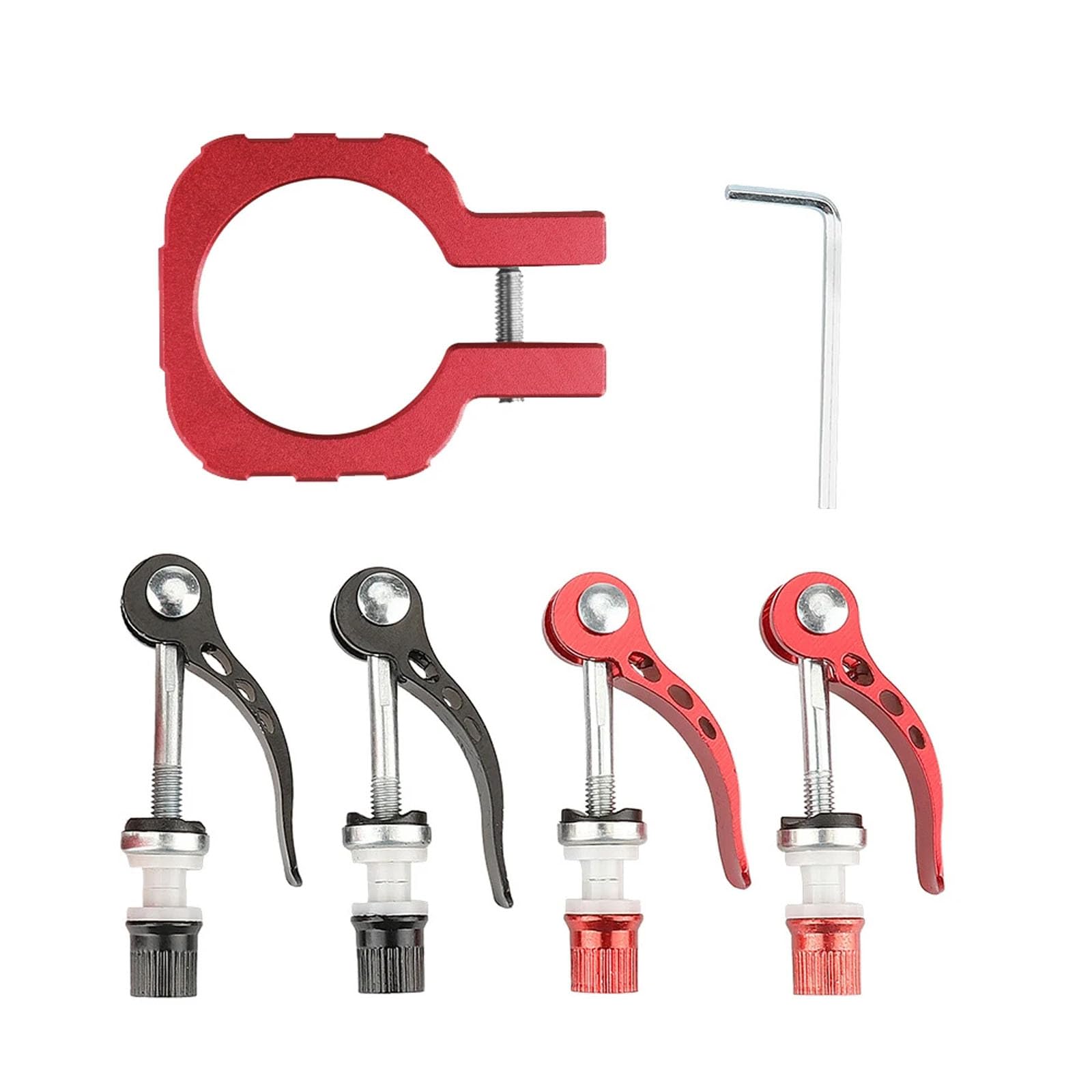 Morsetti pieghevoli Supporto per 8X 10X 11X Scooter Elettrico Bloccaggio Gancio Fixtures Sostituzione Morsetti Pieghevole Supporto