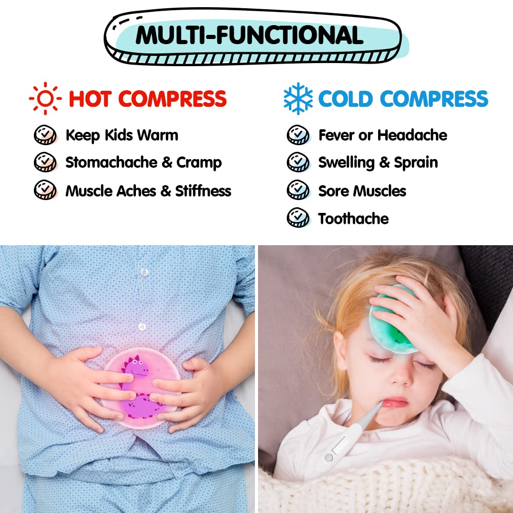 Hilph®Kids Cold Compress Ice Pack for Bruise and Bump, Reusable