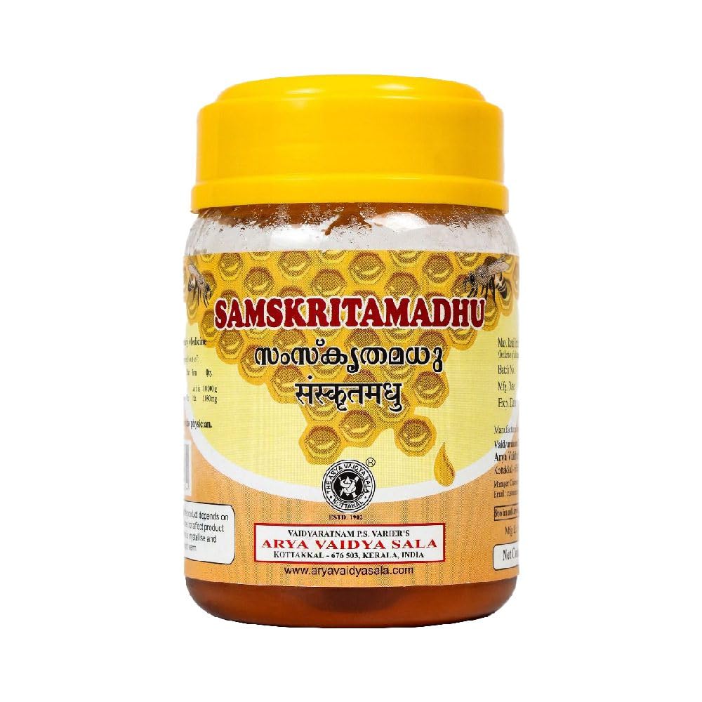 Ayusharogyam Samskrithamadhu | Ayurvedic Herbal Syrup for Digestion, Immunity Boost & Detox | 100% Natural Formula-picture-30