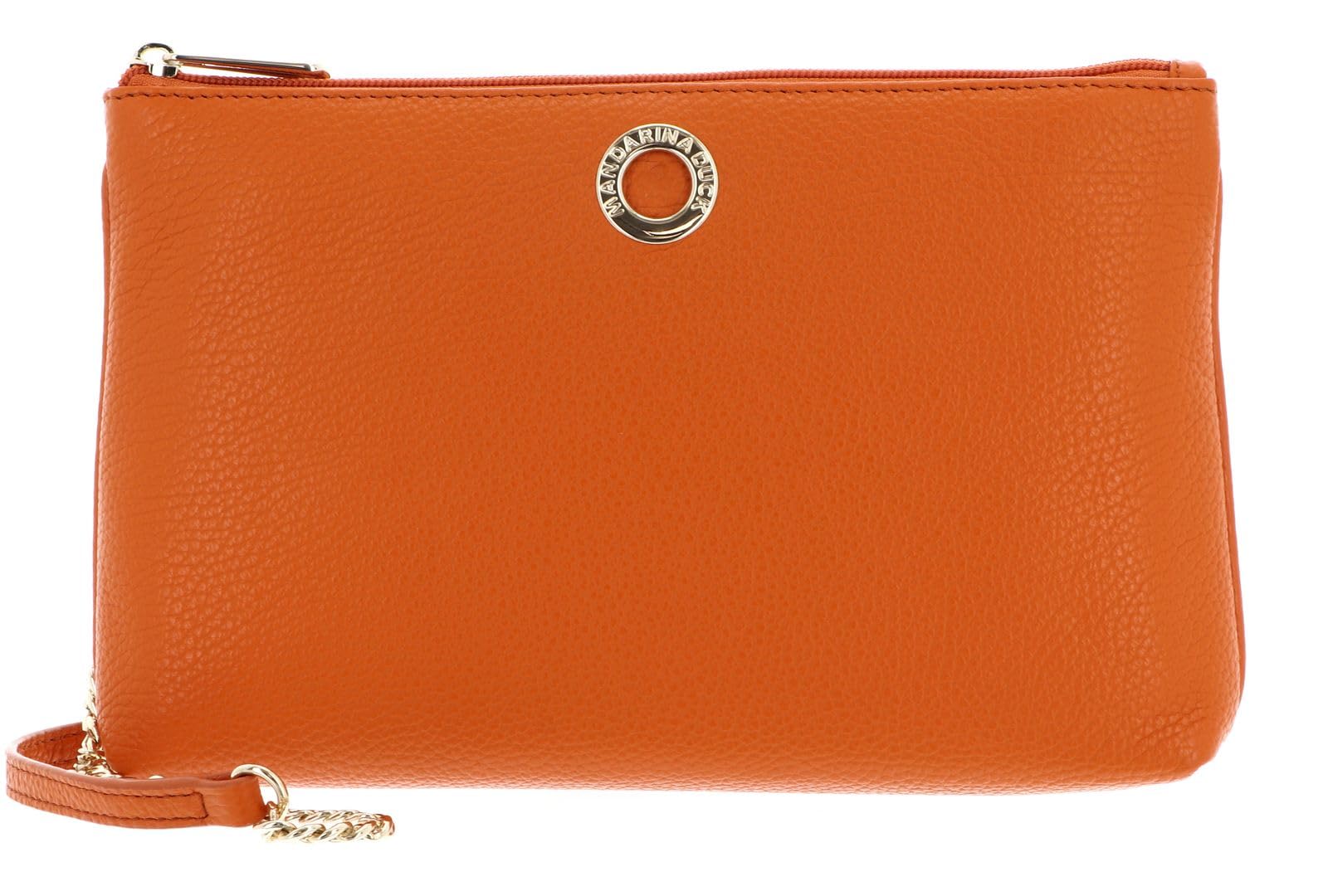 Mandarina Duck Women's Mellow Leather Crossover, Marmalade, Taglia Unica