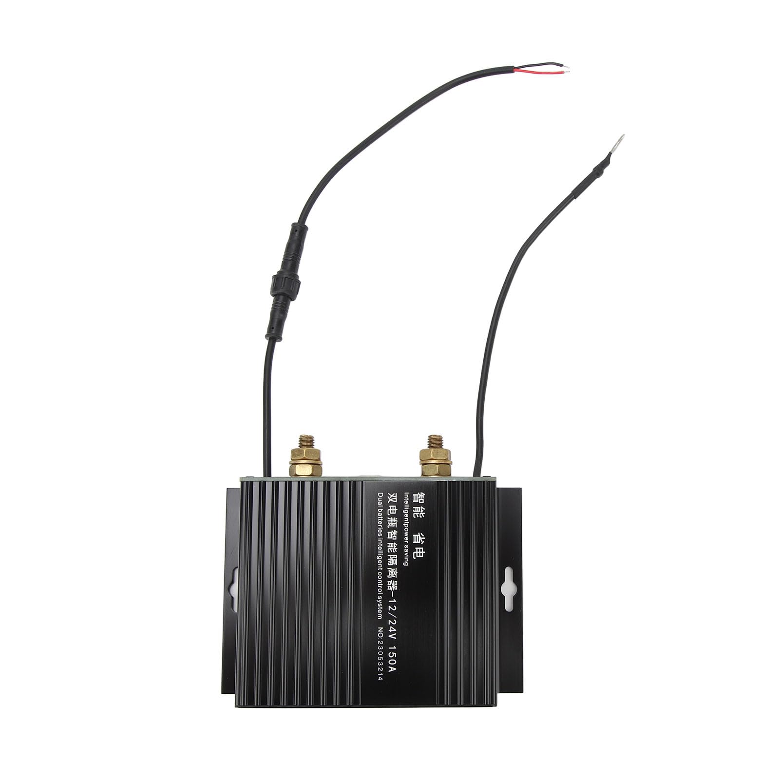 Aislador de batería Torvex, 150 A, 12 V, 24 V, separador de batería dual, relé sensible al voltaje con LED para vehículos todo terreno, barcos, yates y coches