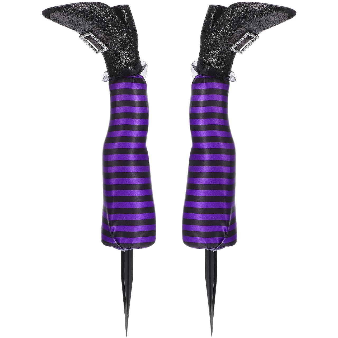 IMIKEYA 2pcs Witch Legs Garden Stakes Pair: Halloween Decorations Outdoor