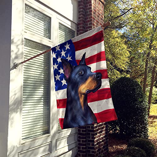 Doberman Pinscher drapeau en toile de canevas haut de gamme - 3