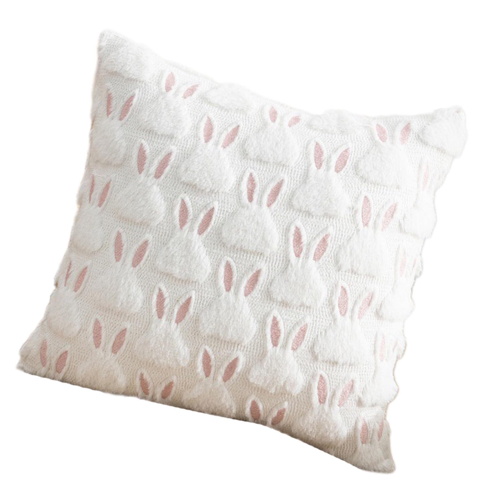 YROHGKPN 45x45cm Easters Pillow Covers Bunnys Flowers Printeds Pillow Case Party Decorations for Child Bedroom Decorations Throw Case