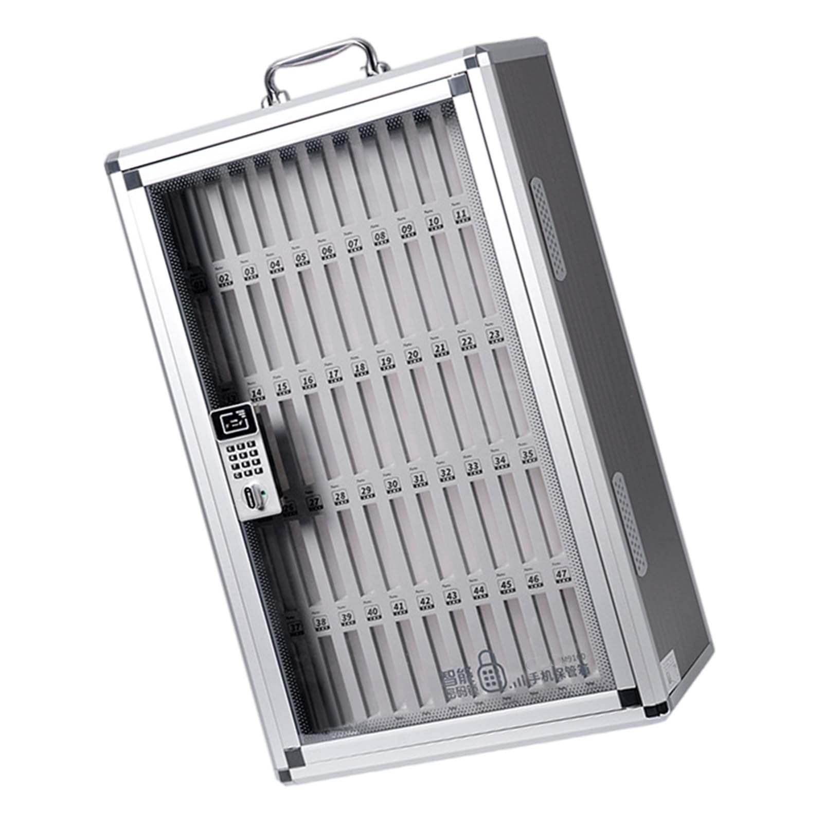 Intelligent Combination Phone Safe Box Featuring Double Security Portable Handle for Secure Storage in Various Environment Aluminum Box