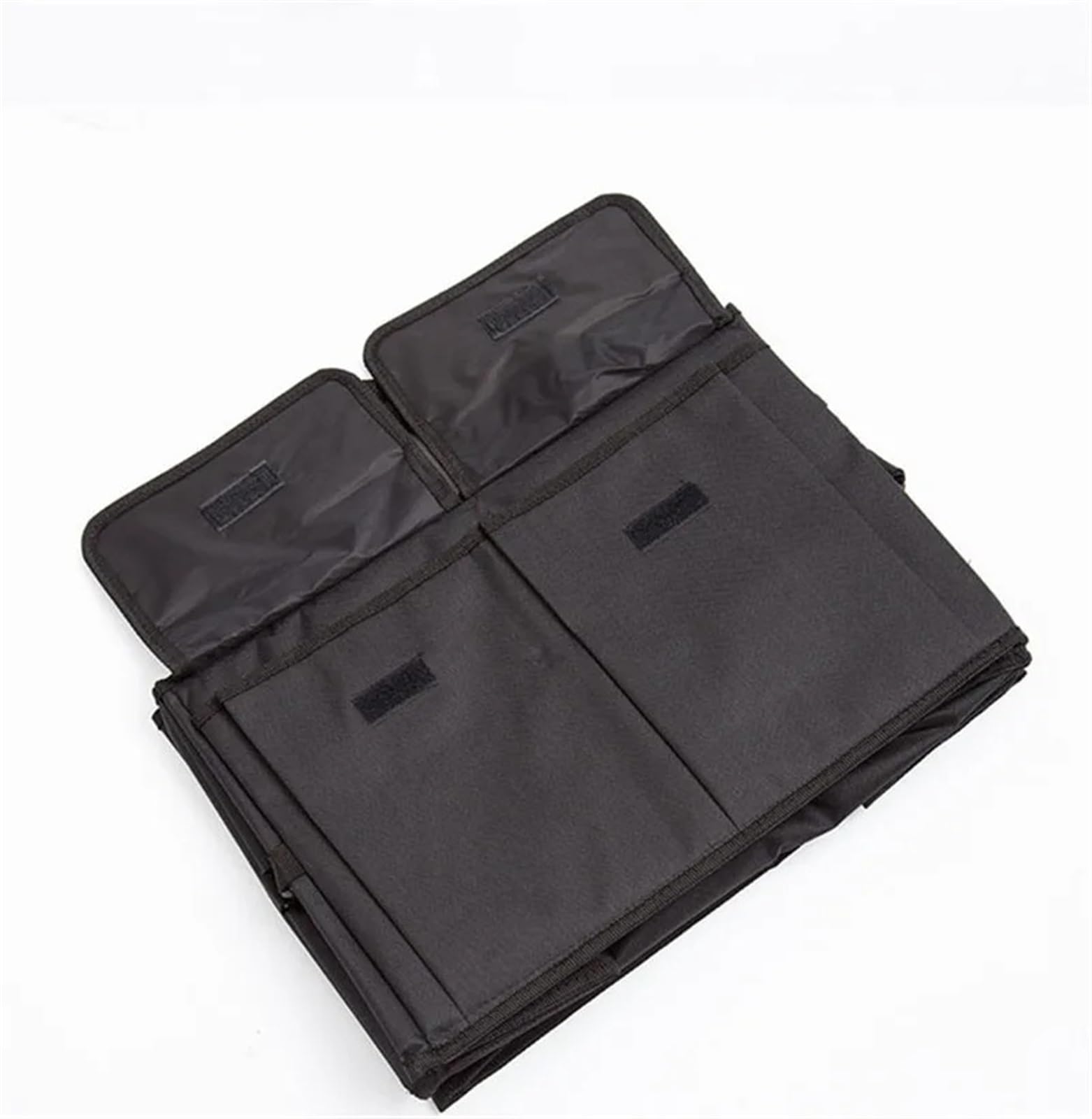 Organizador de Maletero de Coche, Compartimento de Almacenamiento Plegable, portátil, Caja de Carga para SUV, automóvil, camión, Fondo Antideslizante e Impermeable (Color: negro-01)