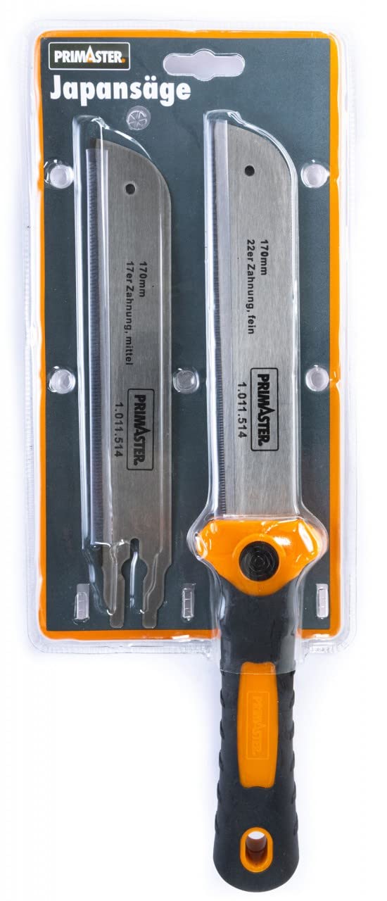 Primaster Japansäge 0,40 mm Zugsäge Zimmermannsäge Handsäge Präzisionssäge