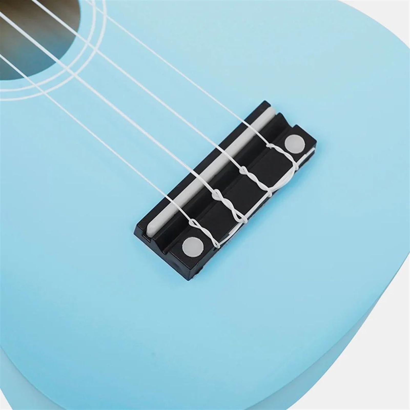 Ukulele Instrumentów Muzycznych 21-calowy Drewniany Instrument Ukulele Mała Mini Gitara Ukulele Dla Początkujących Uczniów (Color : Blue)