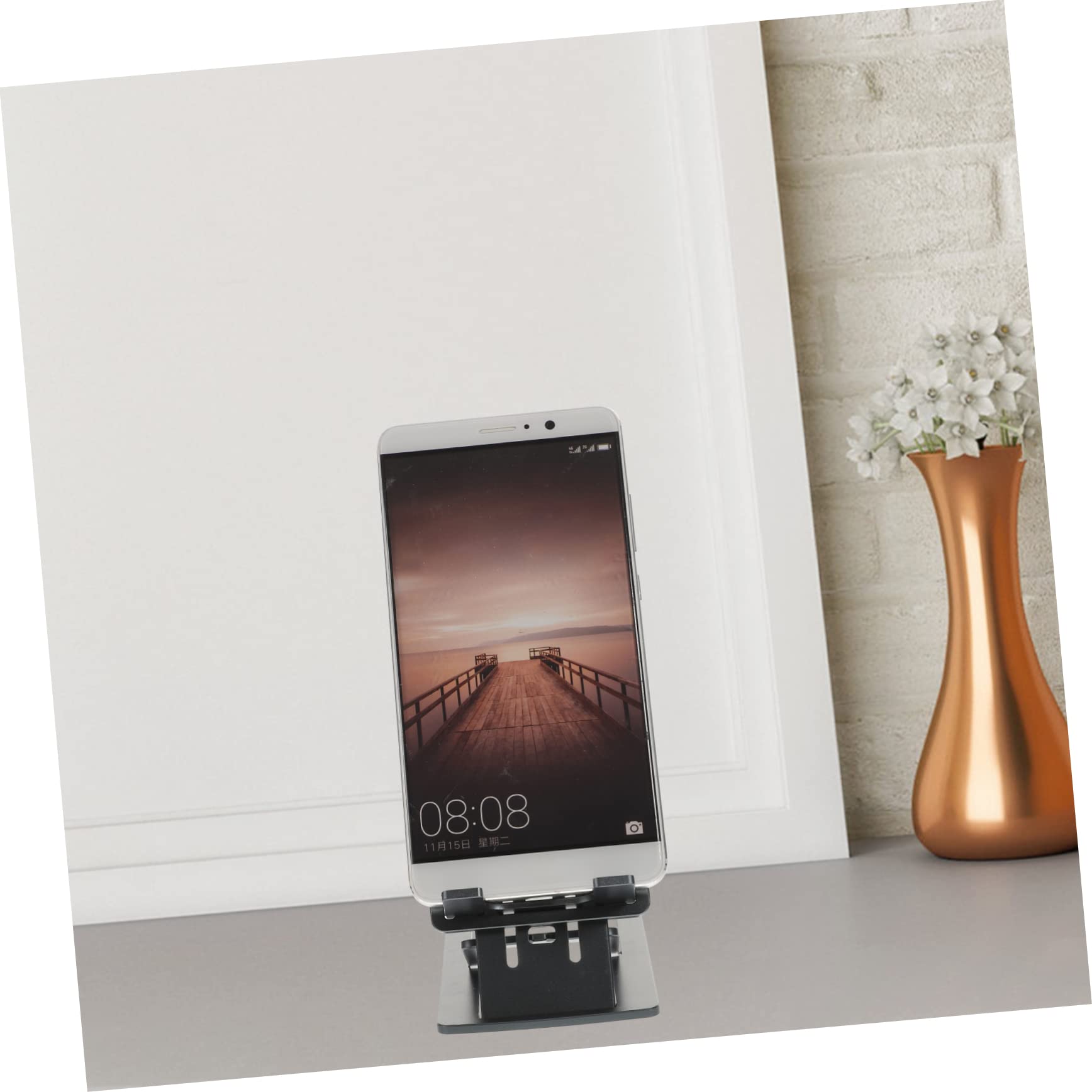 Gatuida 3 Piezas Soporte para Teléfono De Aluminio Soporte De Celular para Escritorio Soporte para Celular Soporte De Teléfono De Mesa Aleación De Aluminio Oficina El Perezoso Ajustable