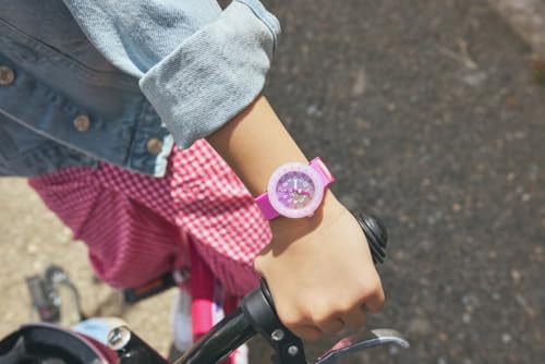 Flik Flak Girl Kids Watch Casual Pink Polymer Quartz Waterproof FUZE in Pink4