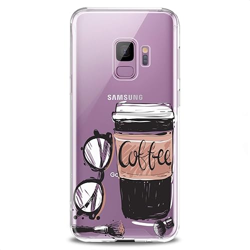Miniatura 7 de Funda compatible con Samsung S25 S24 S23 FE S22 Plus S21 Ultra S20+ S10e Note 20 S9 Clear Beauty Coffee Pink Cute Phone Girls Slim Fit Lady Gentle