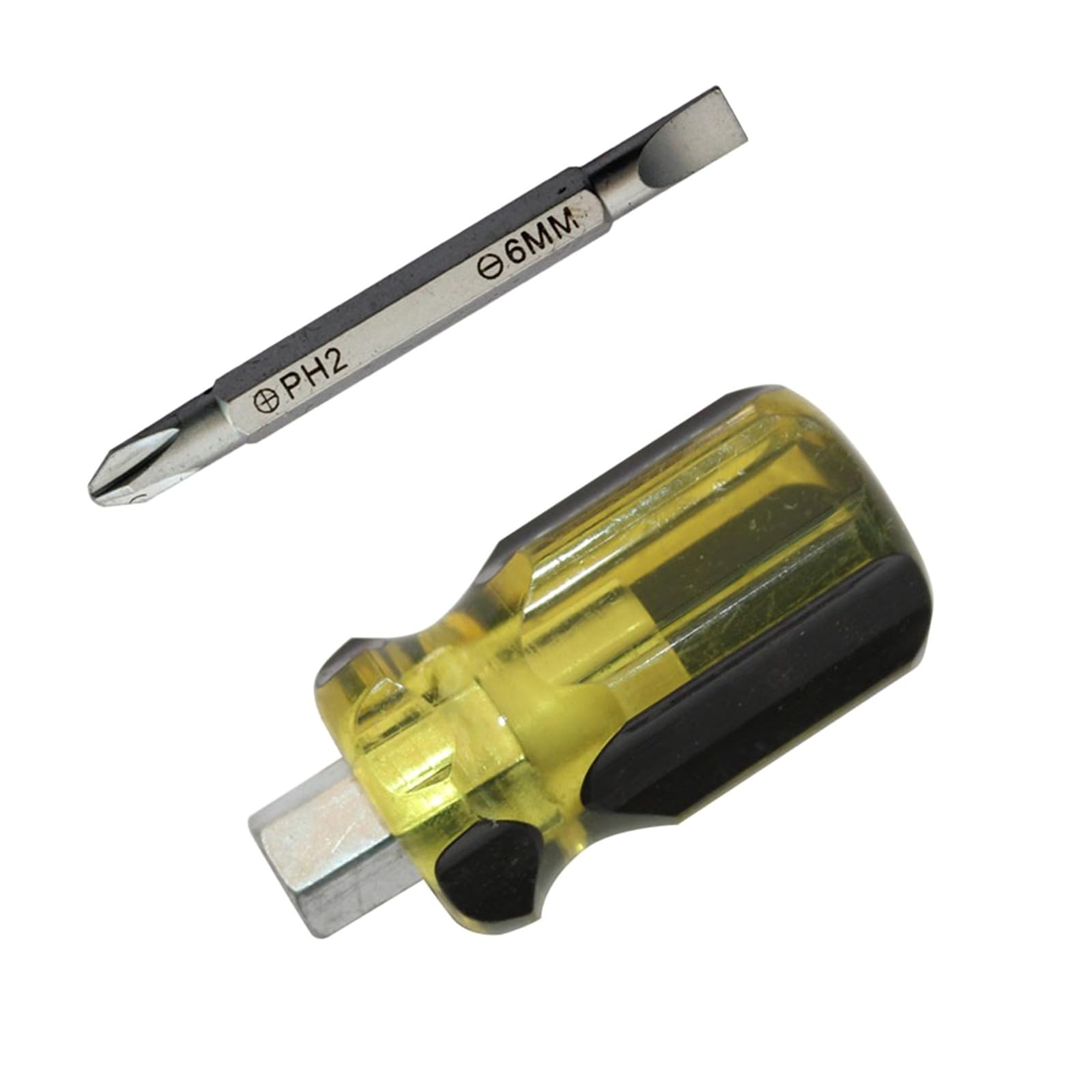 Cacciavite Intercambiabile Corto PH2 70mm - Con Manico Antiscivolo Per Riparazioni - Foto 5