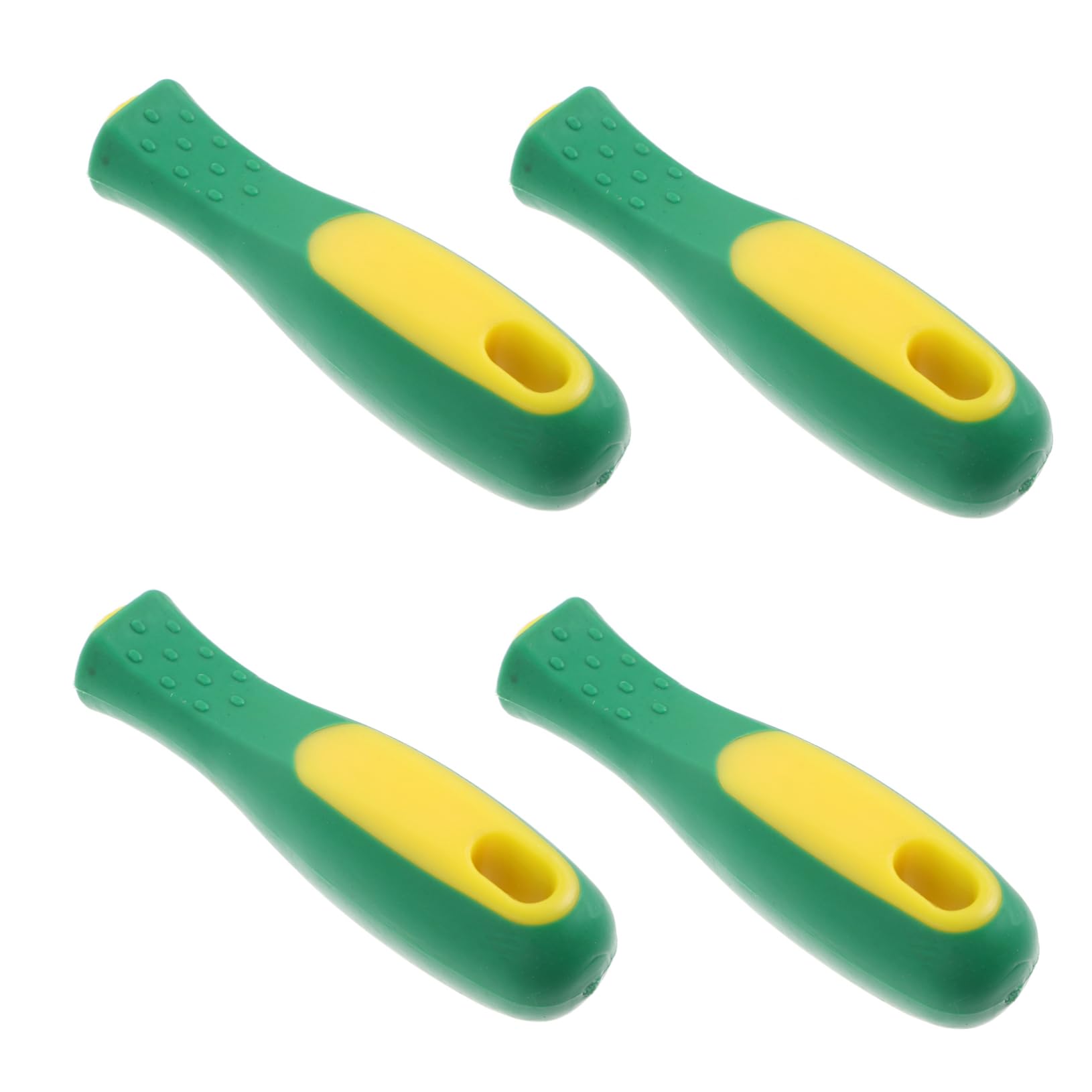 DOITOOL 5 Set Di Impugnature in Gomma Di Ricambio Per Lime Per Utensili Da Taglio Accessori Per Utensili Da Lavorazione Del Legno - Design 4 Pezzi*5