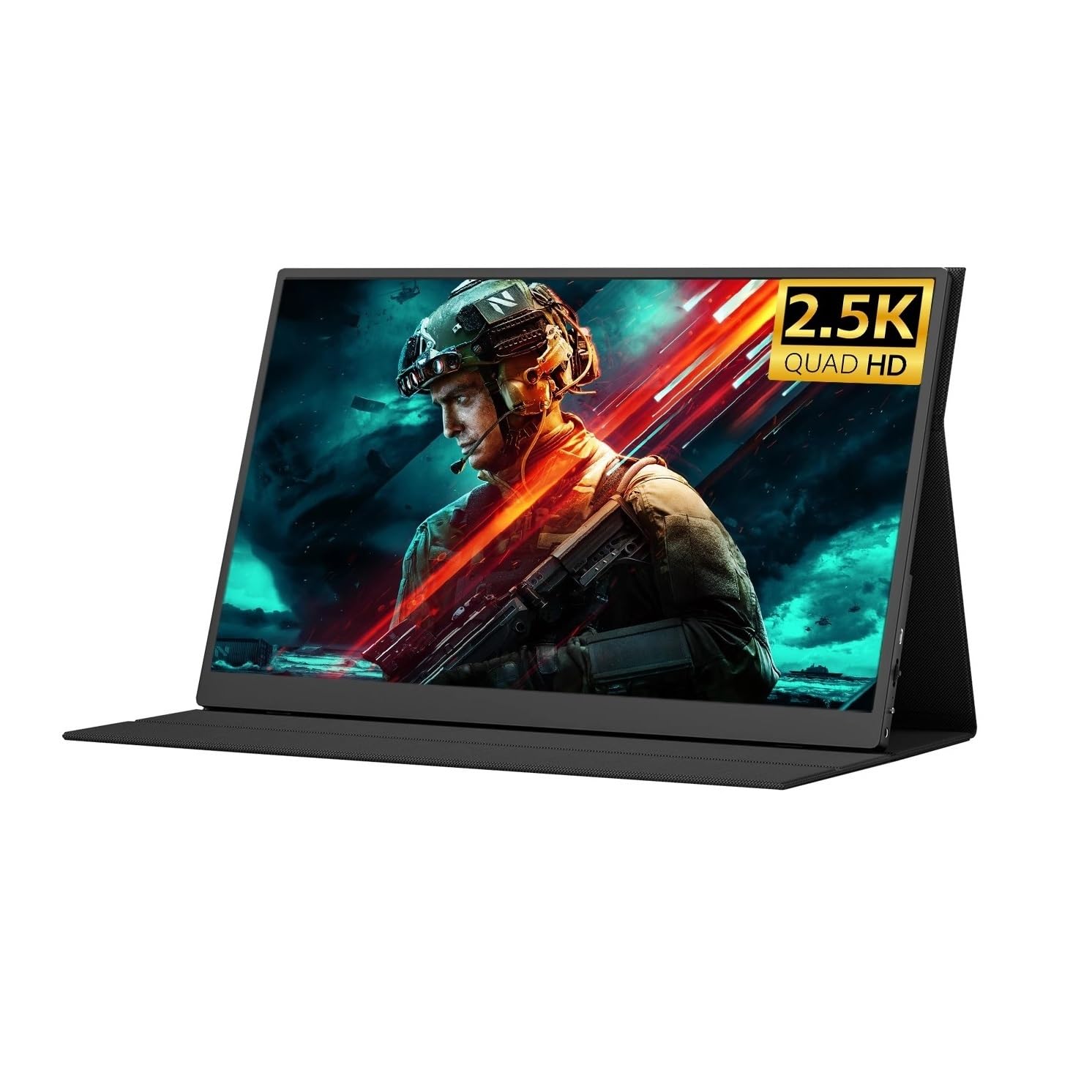 Monitor Schermo Esterno IPS esteso da 16,1 Pollici, risoluzione 2560 x 1440, 400 nit, frequenza di aggiornamento 144 Hz, intrattenimento in Ufficio Schermo Portatile