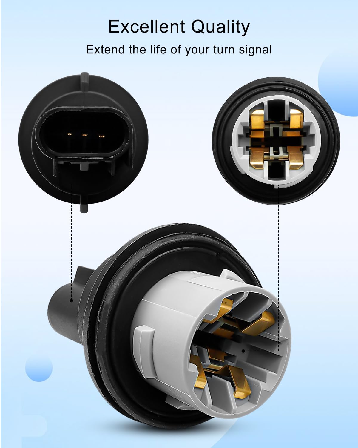 Amazon.com: Vaticas Turn Signal Light Bulb Socket Replace  