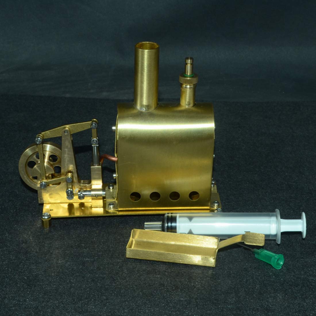 Kopeetechy Dampfmaschinenmodell Erwachsen - Mini Metall Motor Modell, Kupfer Dampfmaschine Funktionsfähig, Kessel Dampfmaschine, Wissenschaft Geschenk Experimentierkasten