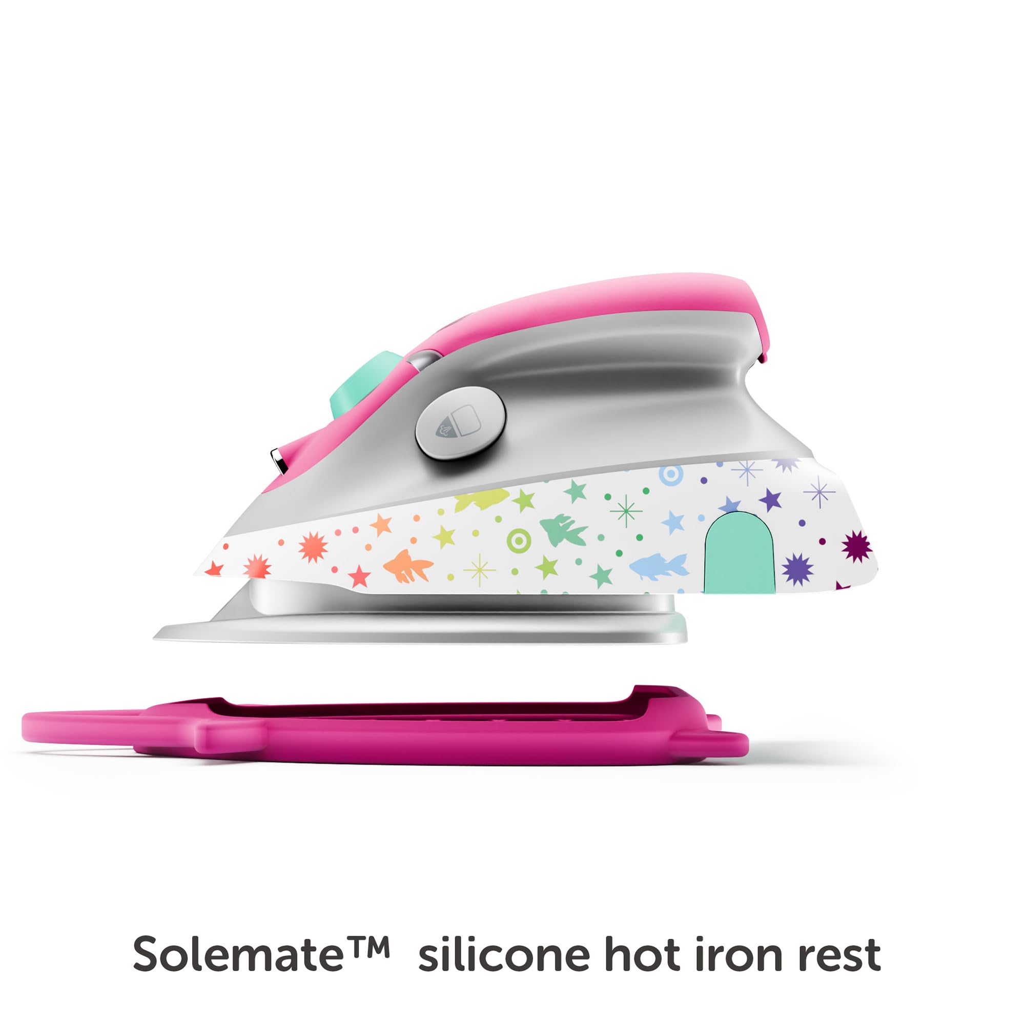 M3Pro Textile Compact Fabric Project Ferro da stiro a vapore con poggiaferro caldo Solemate, Tula Pink