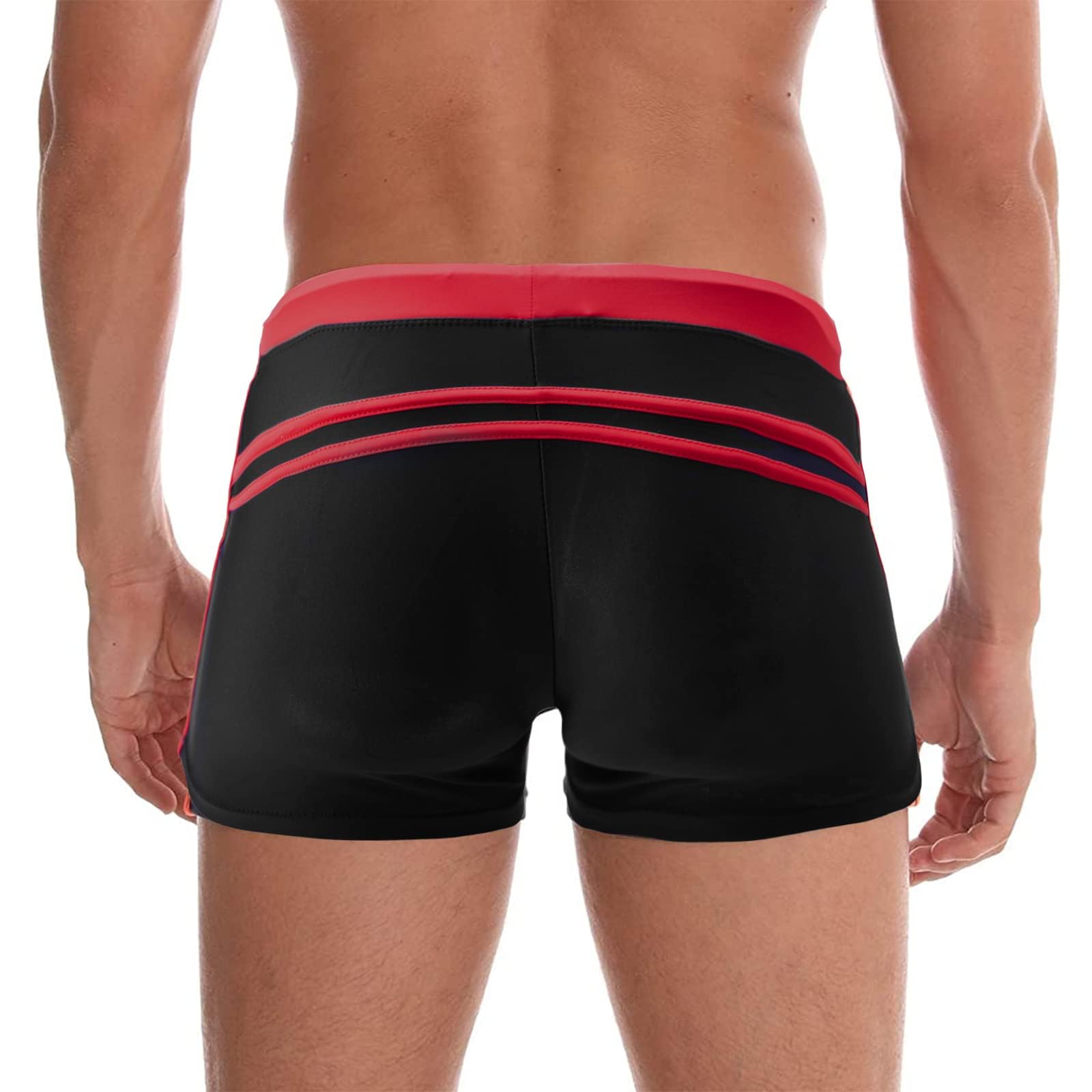 Arcweg Costume da Bagno Uomo Coulisse Pantaloncini Calzoncini da Bagno Elastico a Vita Bassa Boxershorts Slip Nuoto Spiaggia Mare Piscina