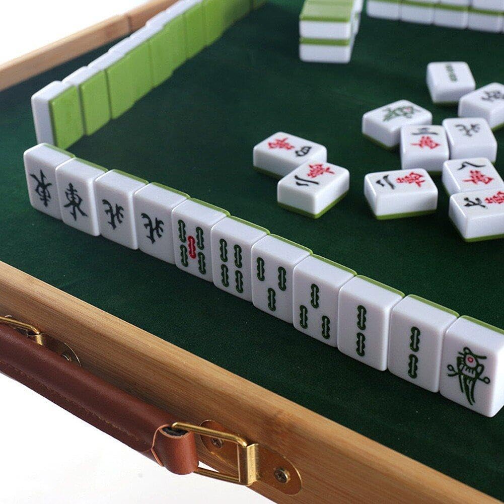 1 Ensemble Voyage Loisirs Mahjong Américain Mahjong Jouets Portable 1 Ensemble Voyage Loisirs Mahjong Américain Mahjong Jouets Portable