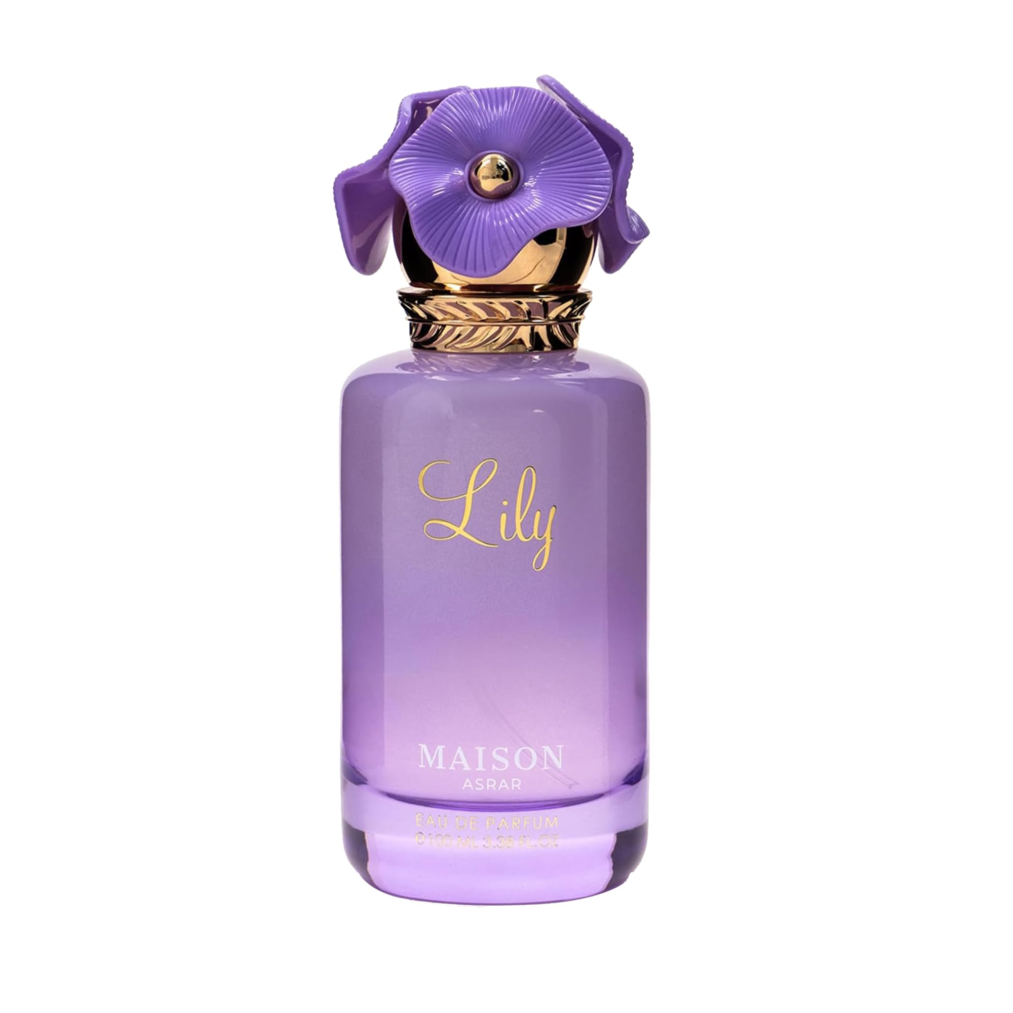 Maison Asrar | Lily Eau de Parfum 100ml | Unisex Perfume | Lychee, Bergamot, Sweet Almond & Rose Notes | Musk, Vanilla & Amber Base