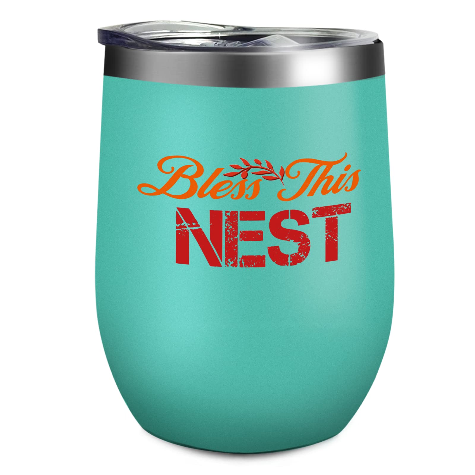 12 oz Thanksgiving Travel Cup with Lid water bottle Cup blesss this neest Awesome Cup water bottles Gift Wife Stainless Steel water bottles