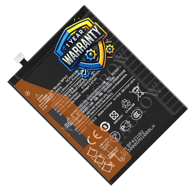 Image of Original BP42 Battery Compatible for Xiaomi Mi 11 Lite | Xiaomi Mi 11 Lite 5G | Xiaomi 11 Lite 5G NE - (4250mAh) - 1 Year Warranty JK1