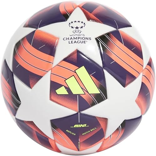 Adidas WUCL - Balón de fútbol unisex para adultos, blanconegro aurora, turbo, plateado metálico, 1