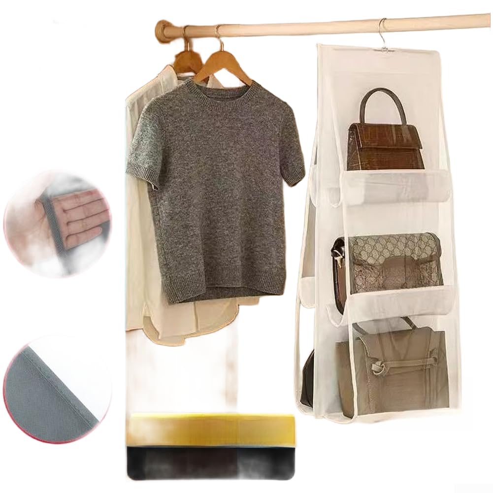 Organizador transparente para colgar en la pared, bolsa de almacenamiento de malla multicapa que ahorra espacio, PVC, plegable, lavable, ropa, zapatos, bolsas pequeñas, entradas, armarios