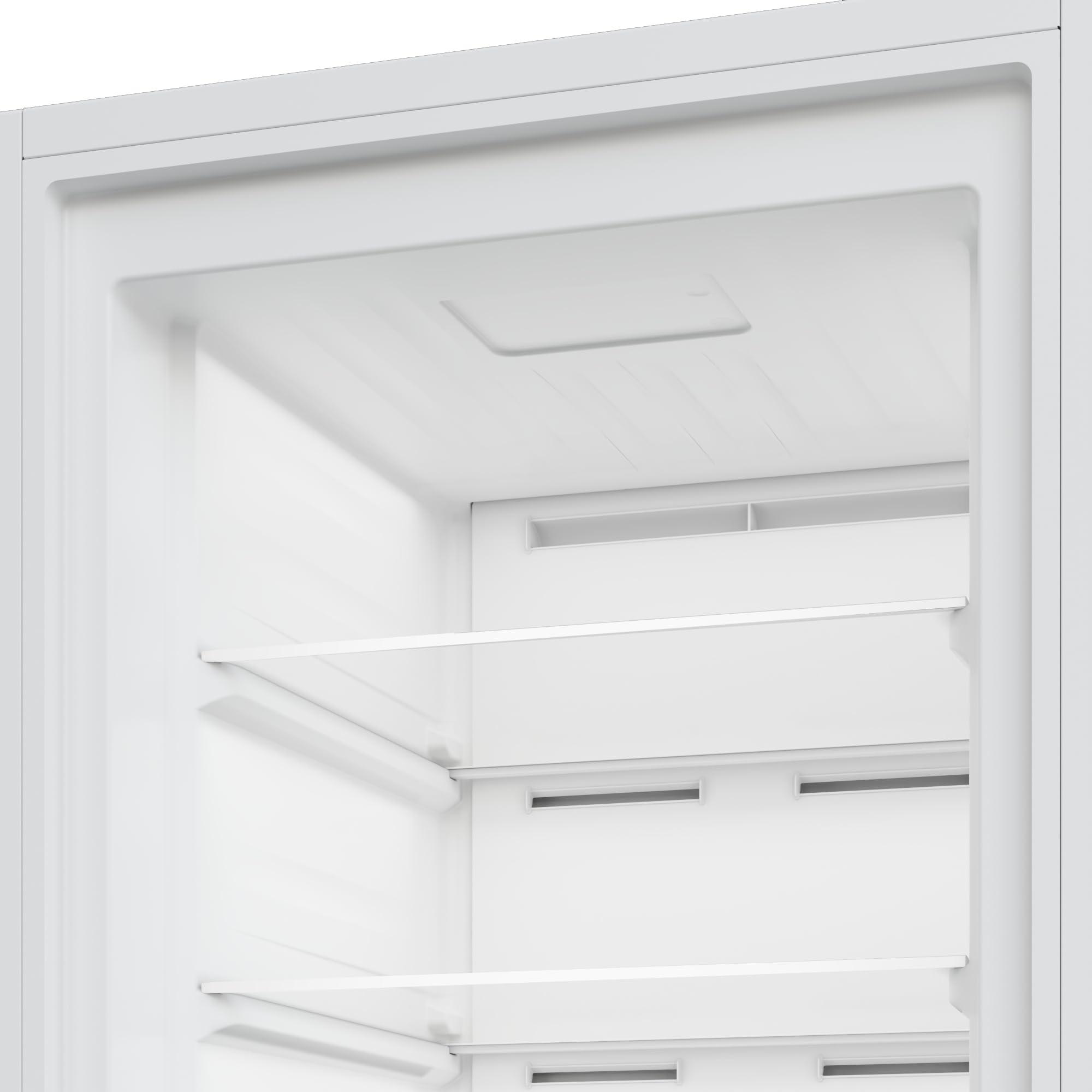 Beko B7RFNE316W Gefrierschrank, 286 l Nettovolumen, No Frost, Schnellgefrierfunktion, Multifunktionsdisplay, 5 Gefrierschubladen + 3 Fächer, 34 dB (A), in unbeheizten Räumen nutzbar, Weiß