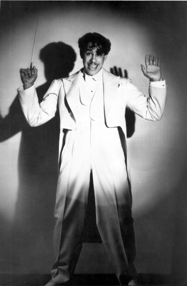 Cab Calloway with a baton Photo Print (24 x 30)