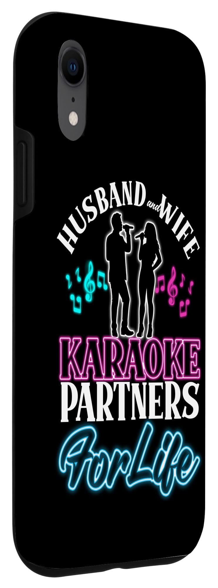 iPhone XR Karaoke Singer Husband Wife Marriage Wedding Husband & Wife Case - Image 3