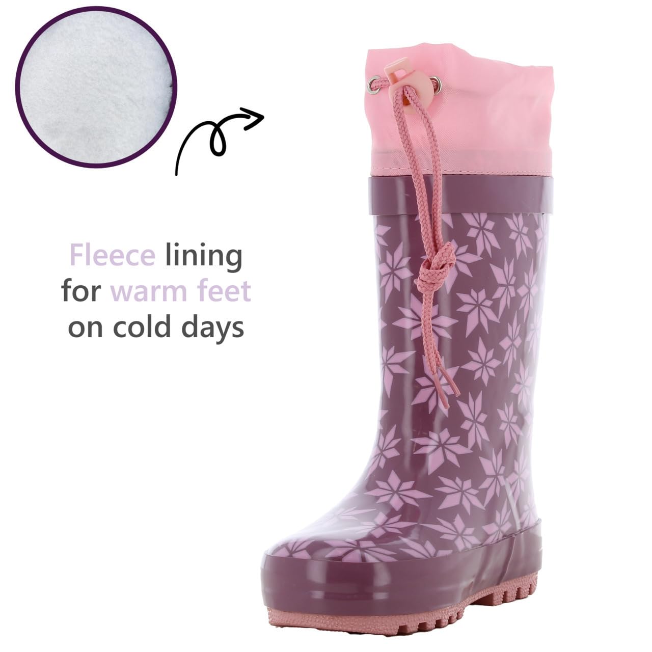 Leomil Frozen Stivali pioggia Female Galosce Female, Perfette per le giornate umide