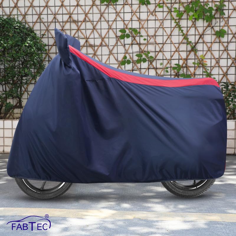 Image of FABTEC Bike /Motorcycle Body Cover Compatible with Bounce Infinity E1(Red & Blue)